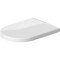 Duravit Toilet Seat w/Slow Close Hinges, White With Cover, Soft Close Hinge, Elongated 0063390000 - alternate 3